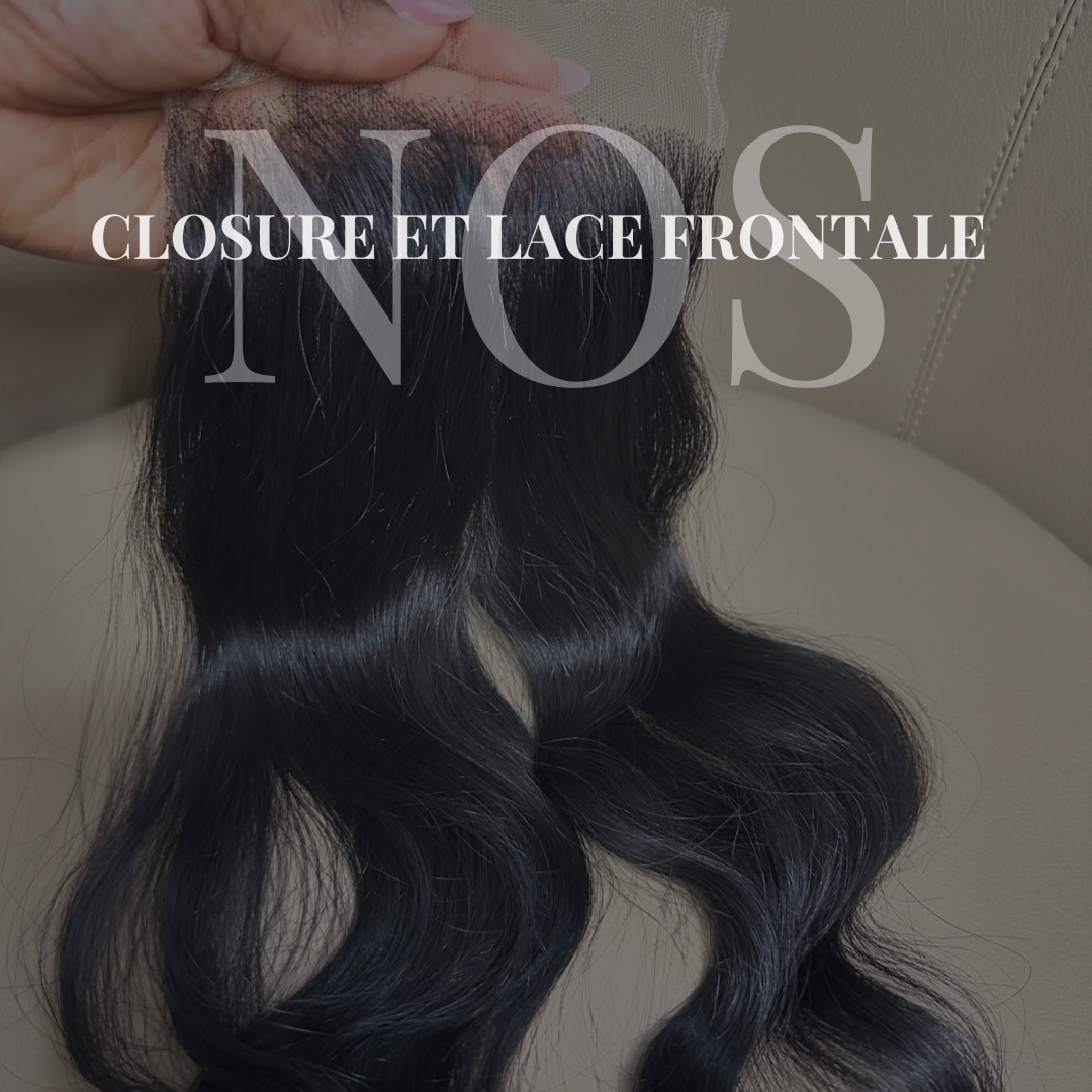 Closure et lace frontale
