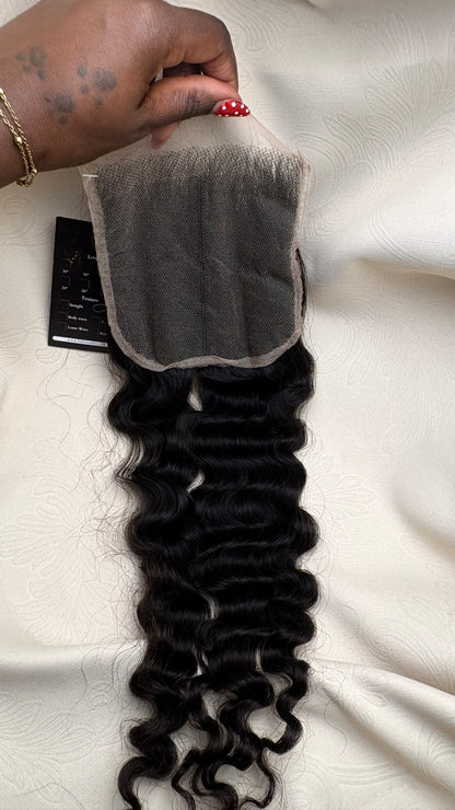 Closure 5x5 HD Burmese Curly – Vietnamiens