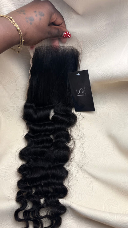 Closure 5x5 HD Burmese Curly – Vietnamiens